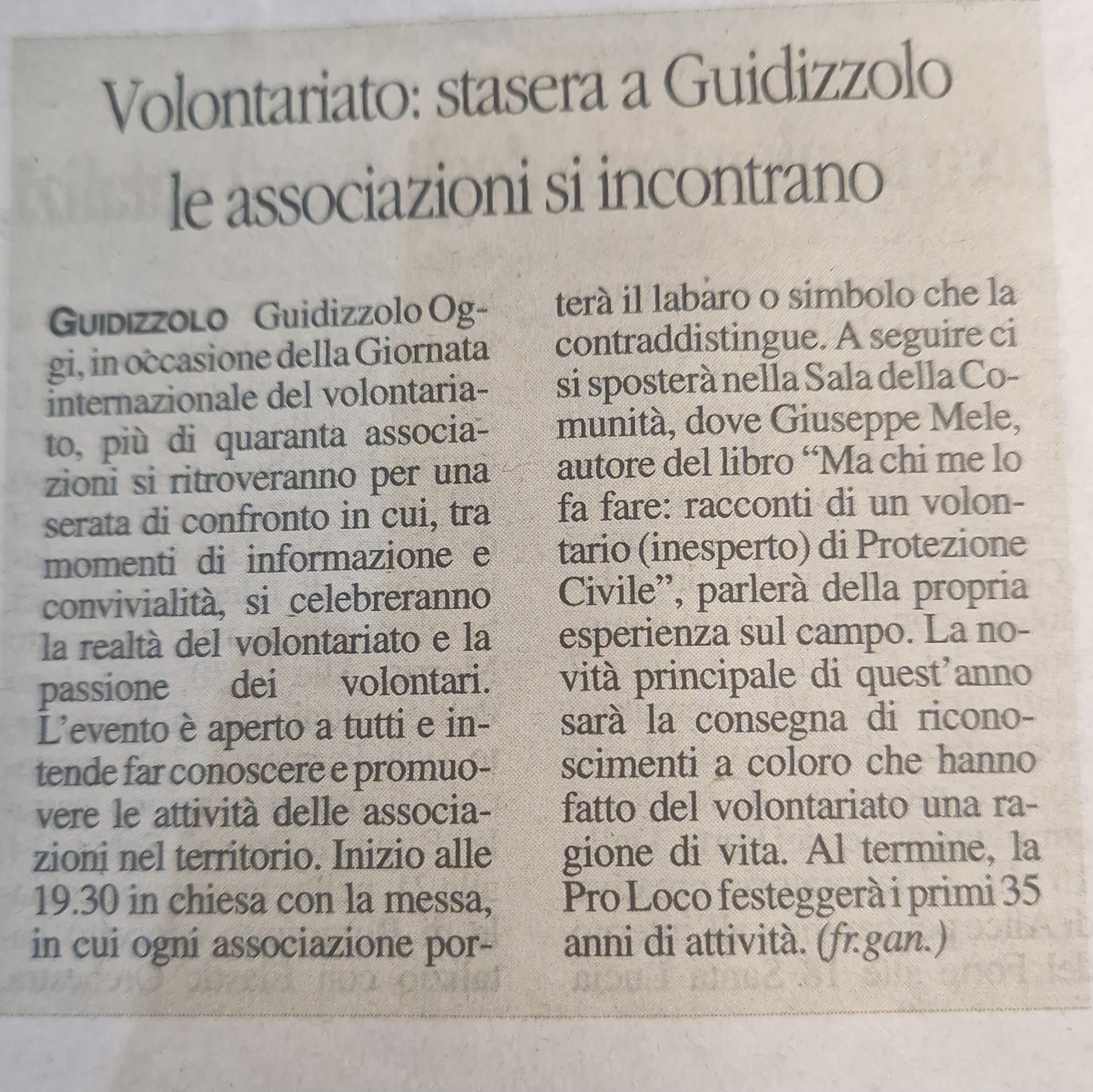 La Voce di MN 4 dic 2024 – giornata mond volontariato